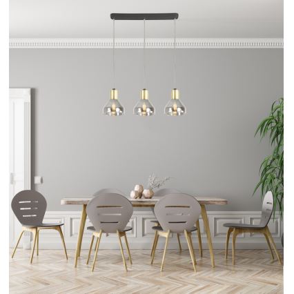 Suspension filaire GREGORY 3xE14/40W/230V