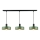 Suspension filaire HAKI 3xE27/60W/230V vert/noir