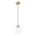 Suspension filaire HARMONY 1xE27/15W/230V d. 20 cm blanc/chêne