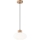 Suspension filaire HARMONY 1xE27/15W/230V d. 25 cm blanc/chêne