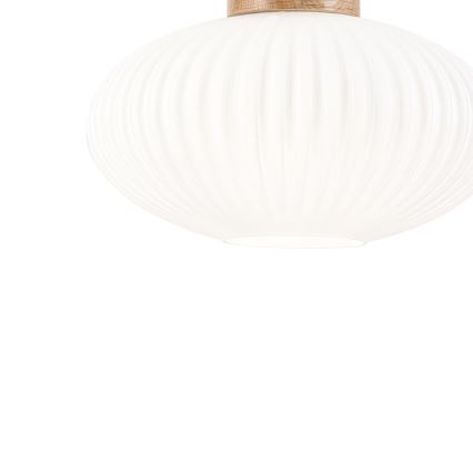 Suspension filaire HARMONY 1xE27/15W/230V d. 25 cm blanc/chêne