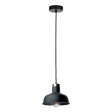 Suspension filaire HEBE 1xE27/60W/230V noir