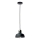 Suspension filaire HEBE 1xE27/60W/230V noir
