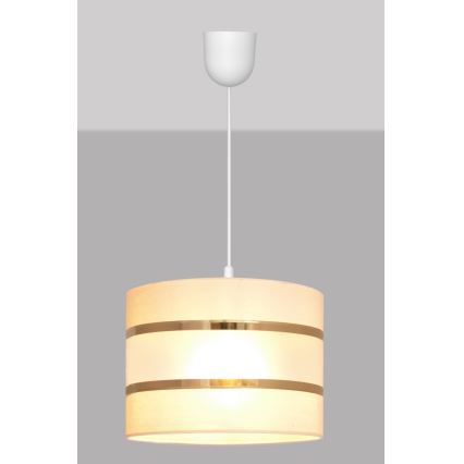 Suspension filaire HELEN 1xE27/15W/230V crème
