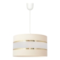 Suspension filaire HELEN 1xE27/15W/230V crème