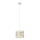 Suspension filaire HELEN 1xE27/15W/230V diam. 20 cm crème/doré