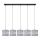 Suspension filaire HELEN 5xE27/15W/230V gris/noir