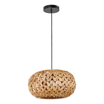 Suspension filaire HOSHI 1xE27/20W/230V d. 38 cm chanvre