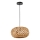 Suspension filaire HOSHI 1xE27/20W/230V d. 38 cm chanvre