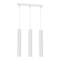 Suspension filaire HUDSON 3xGU10/8W/230V blanc