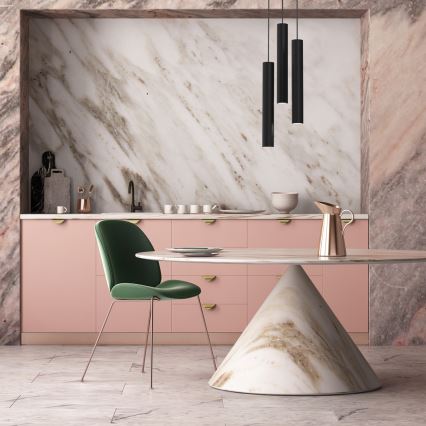 Suspension filaire HUDSON 3xGU10/8W/230V noir