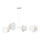 Suspension filaire IDEA 4xE27/15W/230V blanc