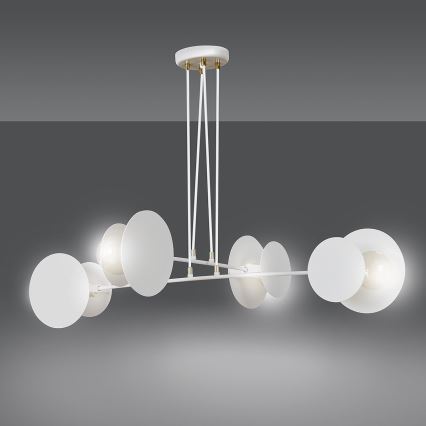Suspension filaire IDEA 4xE27/15W/230V blanc