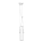Suspension filaire IMPLODE 1xGU10/8W/230V blanc