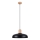 Suspension filaire INDY 1xE27/15W/230V d. 38 cm noir