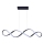 Suspension filaire INFINITO LED/34W/230V noir