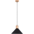Suspension filaire JAGA 1xE27/15W/230V d. 30 cm noir