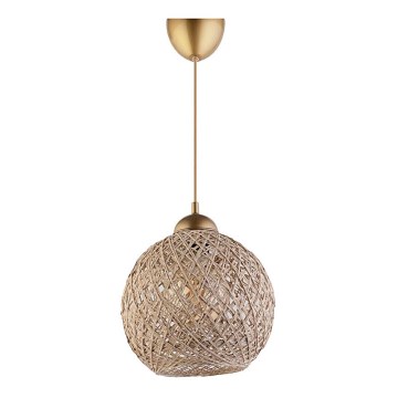 Suspension filaire JUTE 1xE27/60W/230V beige