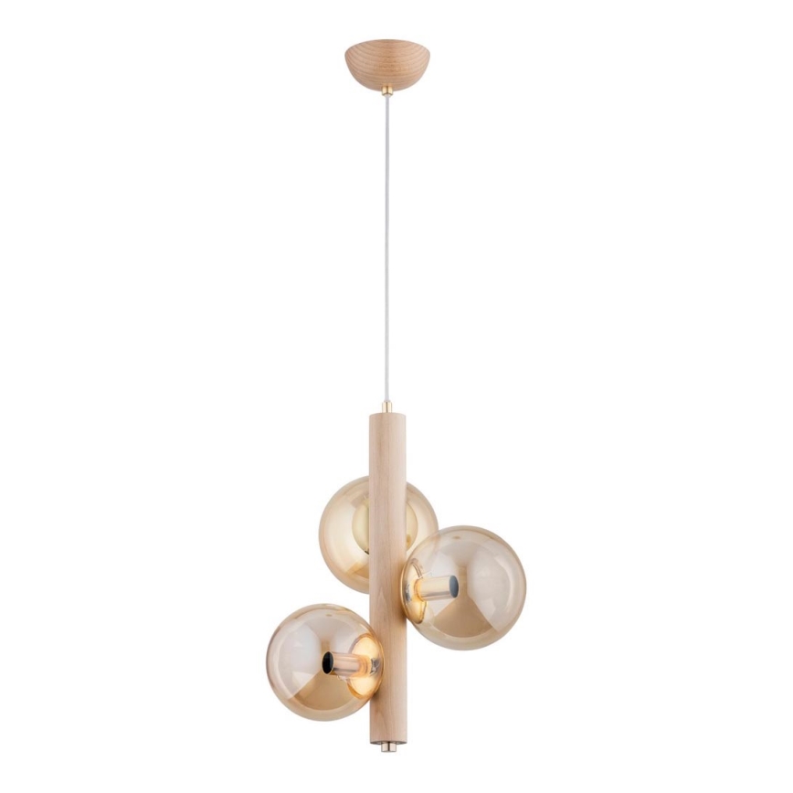 Suspension filaire KANET 3xE14/40W/230V beige