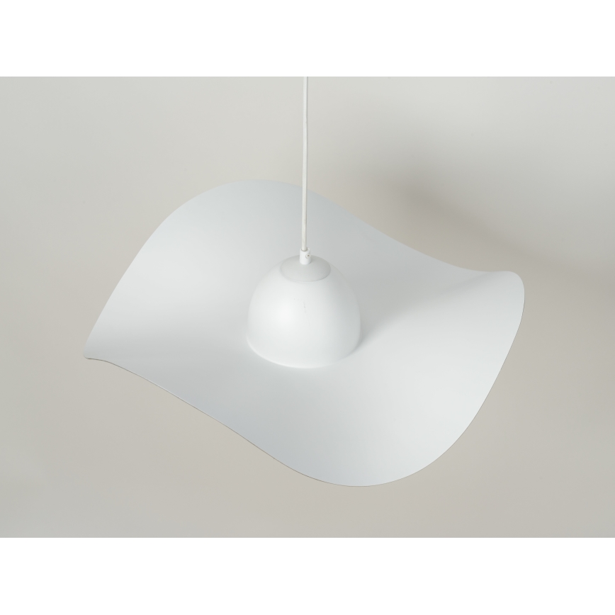 Suspension filaire KAPELLO 1xE27/60W/230V diam. 55 cm blanc/doré