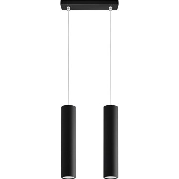 Suspension filaire KARADON 2xGU10/30W/230V noir