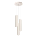 Suspension filaire KARBON 3xGU10/10W/230V crème