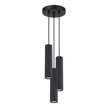 Suspension filaire KARBON 3xGU10/10W/230V noir