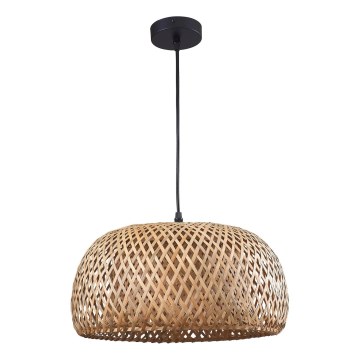 Suspension filaire KORFU 1xE27/20W/230V d. 38 cm bambou