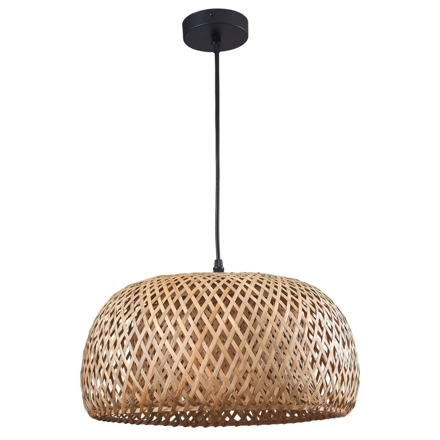 Suspension filaire KORFU 1xE27/20W/230V d. 38 cm bambou