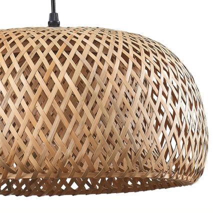Suspension filaire KORFU 1xE27/20W/230V d. 38 cm bambou