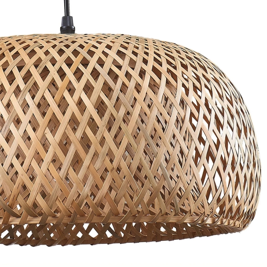 Suspension filaire KORFU 1xE27/20W/230V d. 38 cm bambou