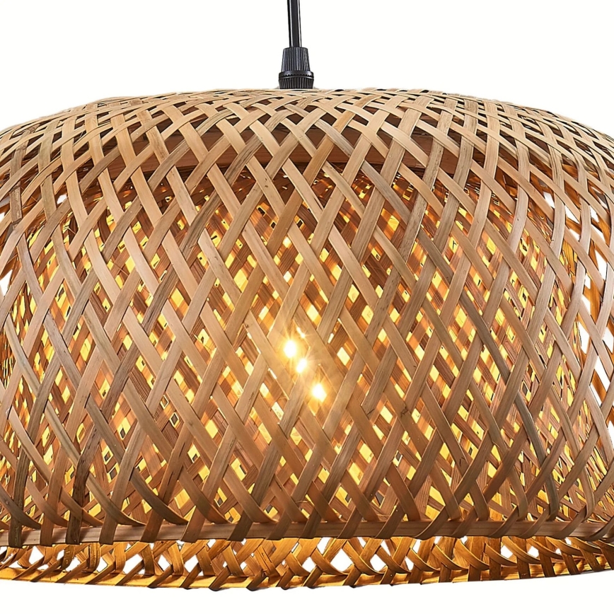 Suspension filaire KORFU 1xE27/20W/230V d. 38 cm bambou
