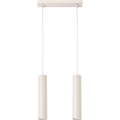Suspension filaire LAGOS 2xGU10/10W/230V crème