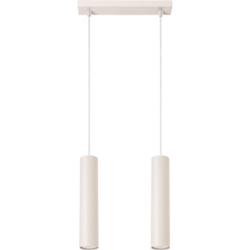 Suspension filaire LAGOS 2xGU10/10W/230V crème
