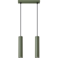 Suspension filaire LAGOS 2xGU10/10W/230V vert