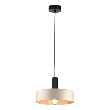 Suspension filaire LATTE 1xE27/60W/230V beige/noir
