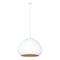 Suspension filaire LAVA 1xE27/15W/230V blanc/doré