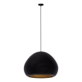 Suspension filaire LAVA 1xE27/15W/230V noir/doré