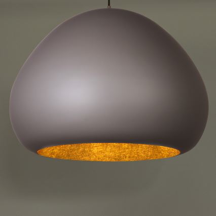 Suspension filaire LAVA 1xE27/15W/230V taupe/doré