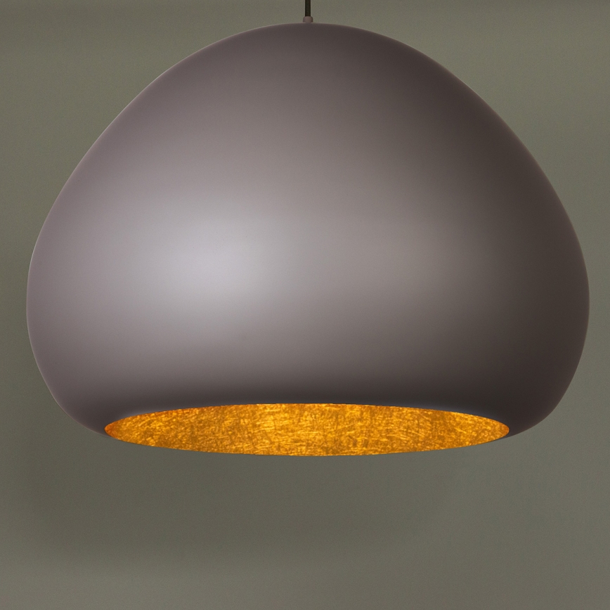 Suspension filaire LAVA 1xE27/15W/230V taupe/doré