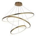 Suspension filaire LEA LED/60W/230V 4000K d. 80 cm doré