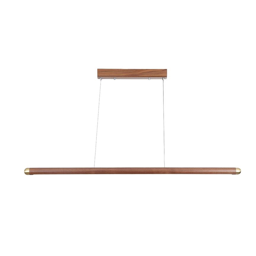 Suspension filaire LED/22W/230V 4000K 120 cm frêne/bois massif