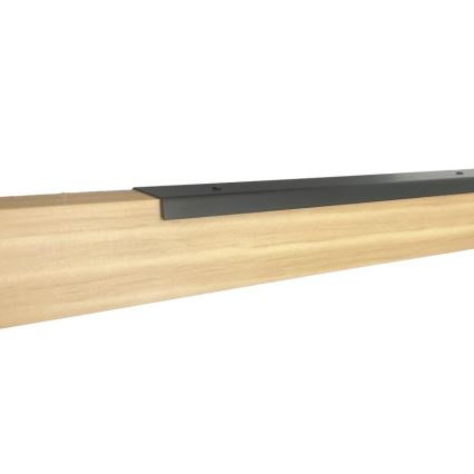Suspension filaire LED/22W/230V 4000K 120 cm pin/bois massif