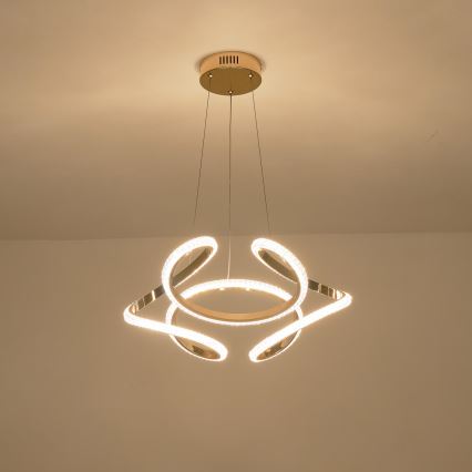 Suspension filaire LED/24W/230V 3000K 50x120 cm