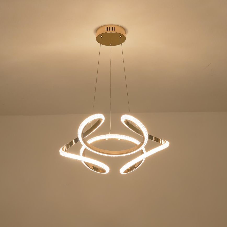 Suspension filaire LED/24W/230V 3000K 50x120 cm