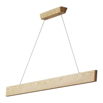 Suspension filaire LED/26W/230V 4000K 150 cm frêne/bois massif