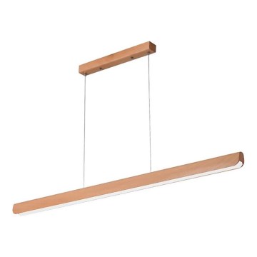 Suspension filaire LED/26W/230V 4000K 150 cm hêtre/bois massif