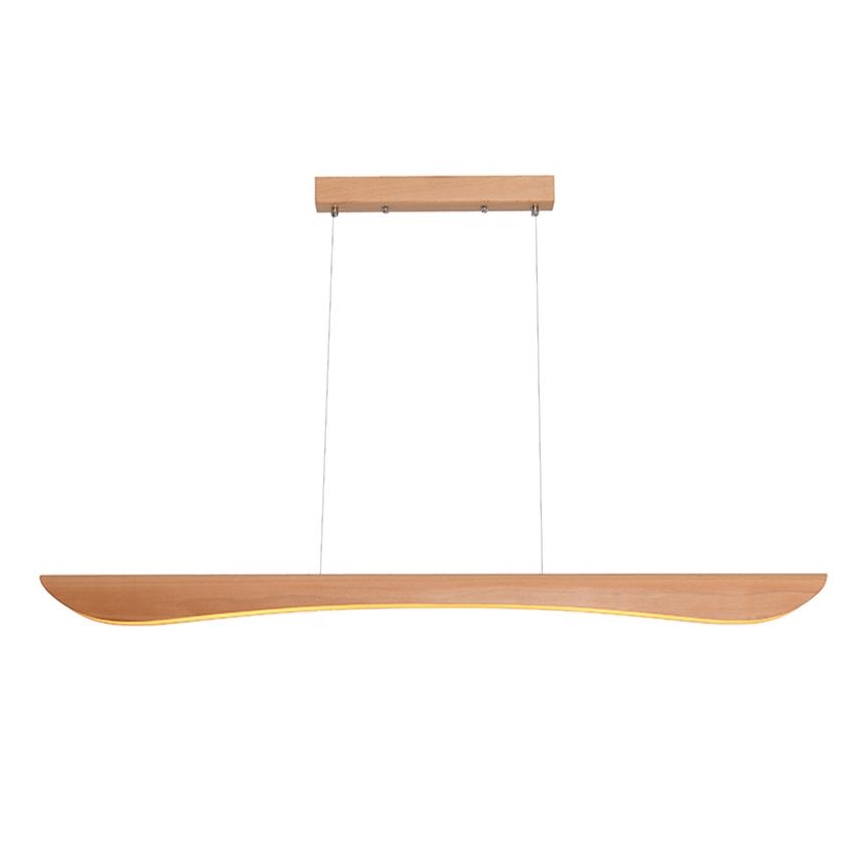 Suspension filaire LED/26W/230V 4000K 150 cm hêtre/bois massif