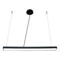 Suspension filaire LED/32W/230V 4000K d. 120 cm noir