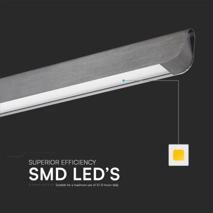 Suspension filaire LED/36W/230V 3000/4000/6400K anthracite